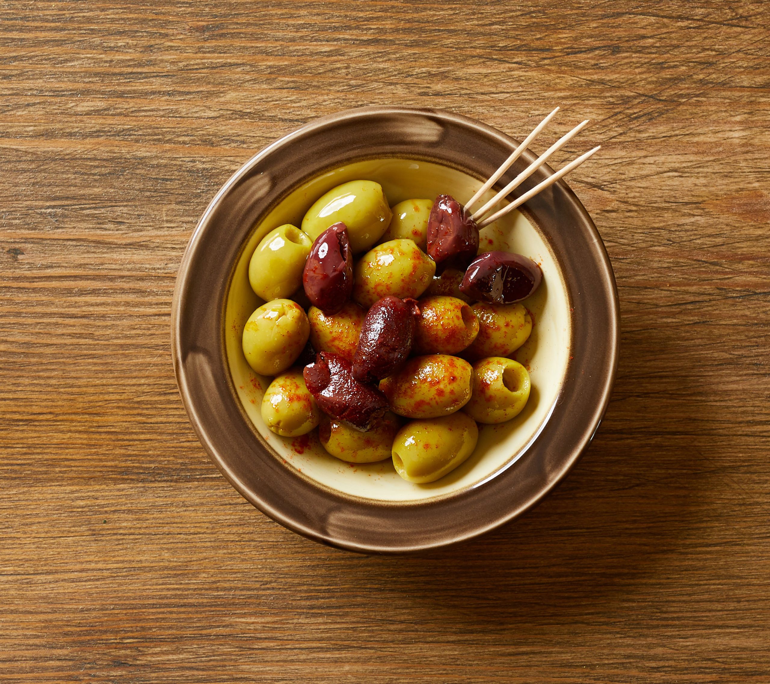 Tapas in Nottingham, Beeston, The Frustrated Chef tapas dish olives